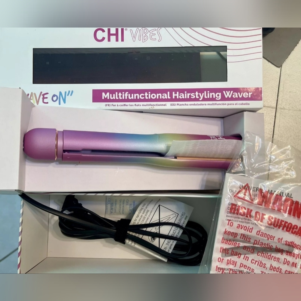 Vibes Pink Multifunctional Hairstyling Waver - Picture 3 of 12